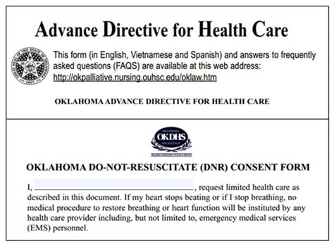 Advance Directives and Do Not Resuscitate Orders.